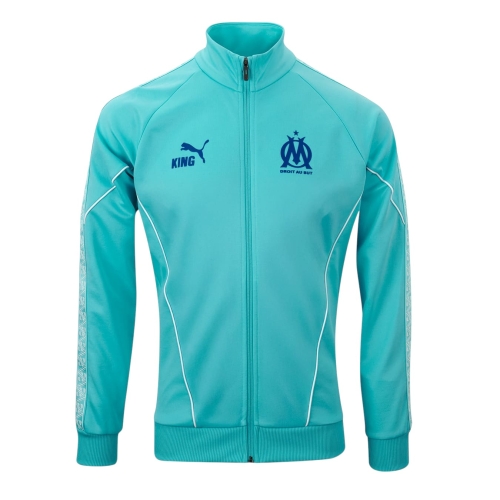 Veste OM Pré-Match Bleu